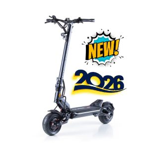 Trotineta electrica Teverun Fighter Mini ECO, 2950W, motoare Bosch, cu baterie de 52V si 20,8Ah, roti de 10 inch