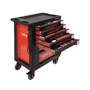 Dulap cu scule profesional YT-55290, Yato cu 7 sertare, echipat complet cu 211 piese